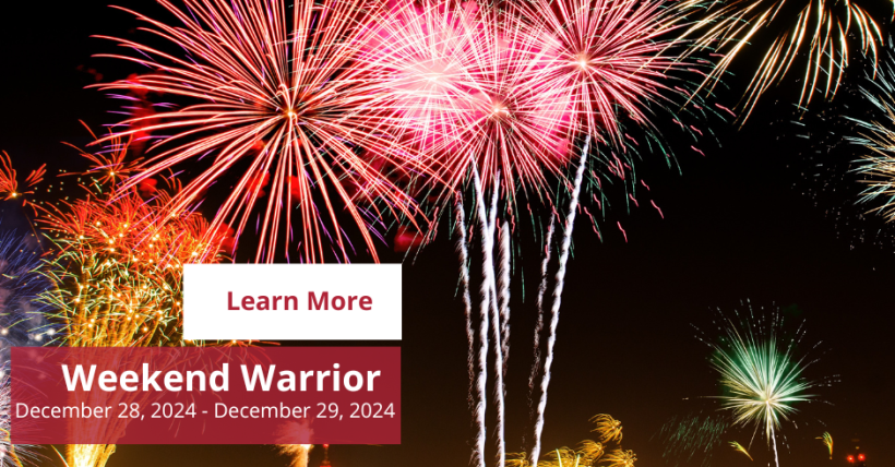 Weekend Warrior: December 28-29, 2024 | Amy Jones Group